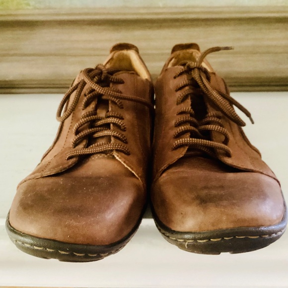 BORN Size 10 Men’s Brown Leather Lace up Oxford Casual Shoes office everyday main image 6